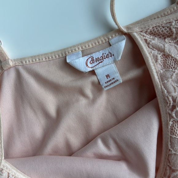 Lace Pink Tank - Picture 3 of 4